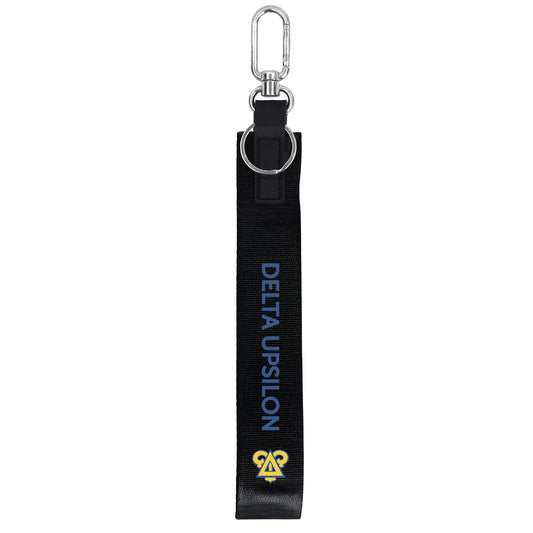 Delta Upsilon Fraternity Keychain- Hands-Free Lanyard Style