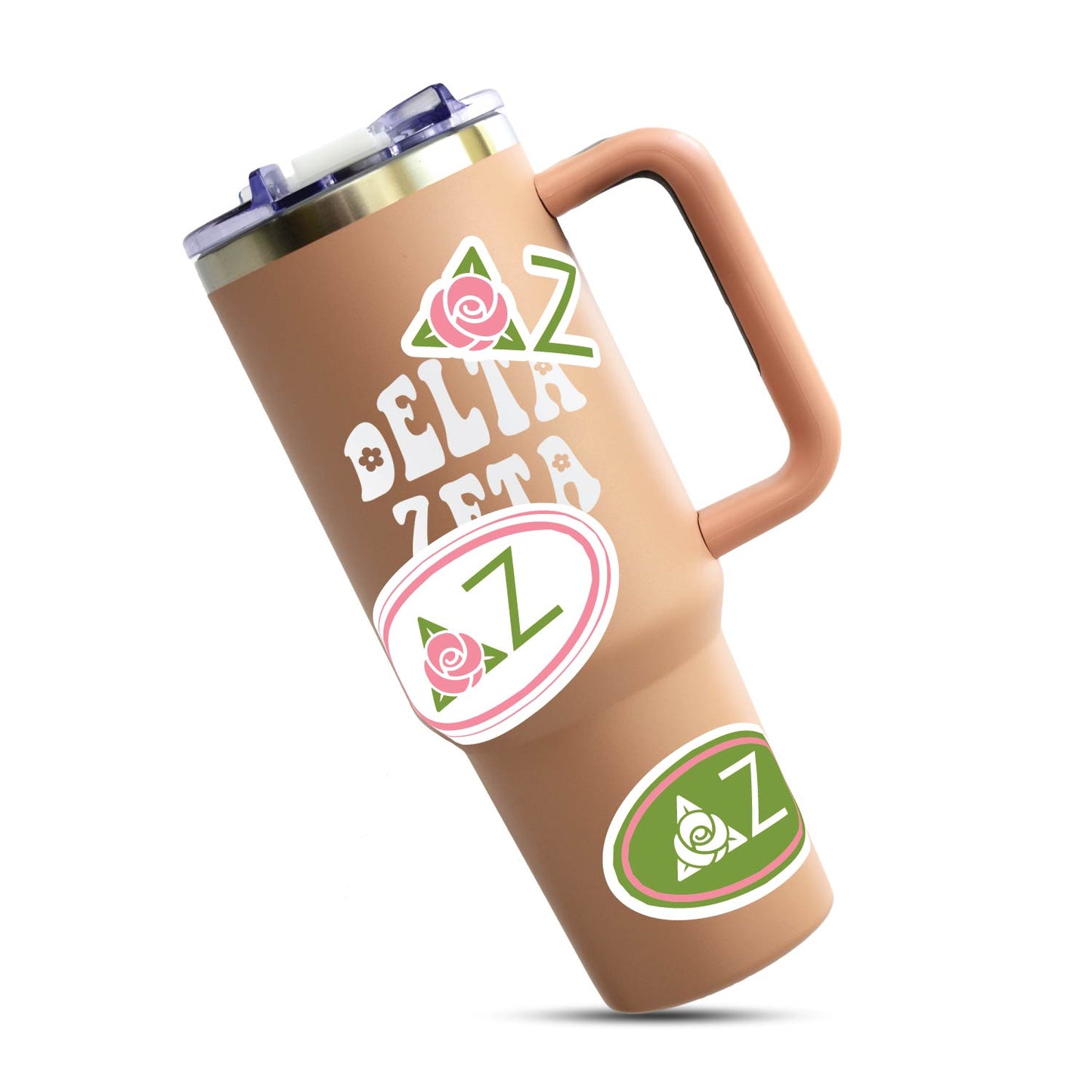 Delta Zeta Sorority Sticker Sheet- Brand Focus