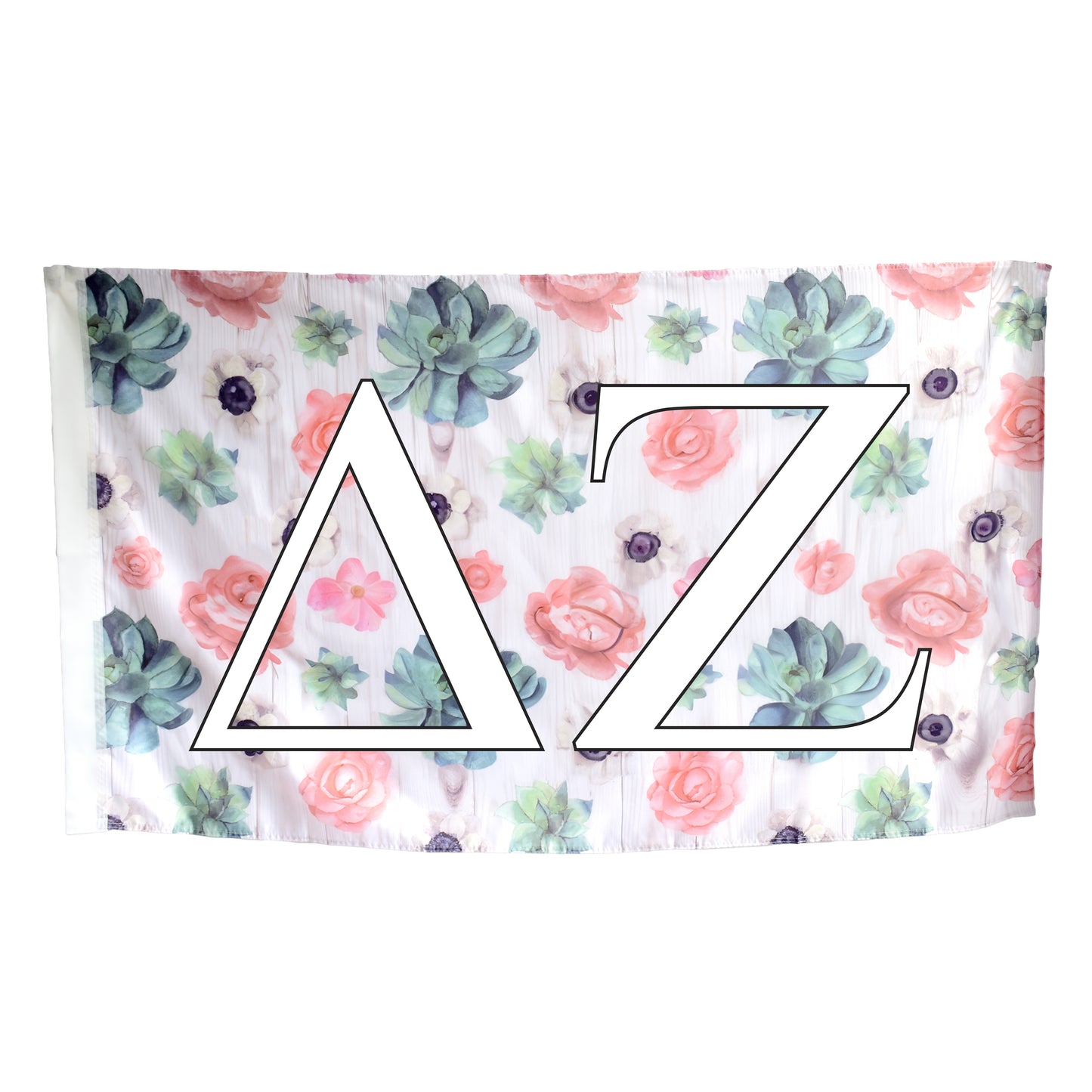 Delta Zeta Succulent Flag