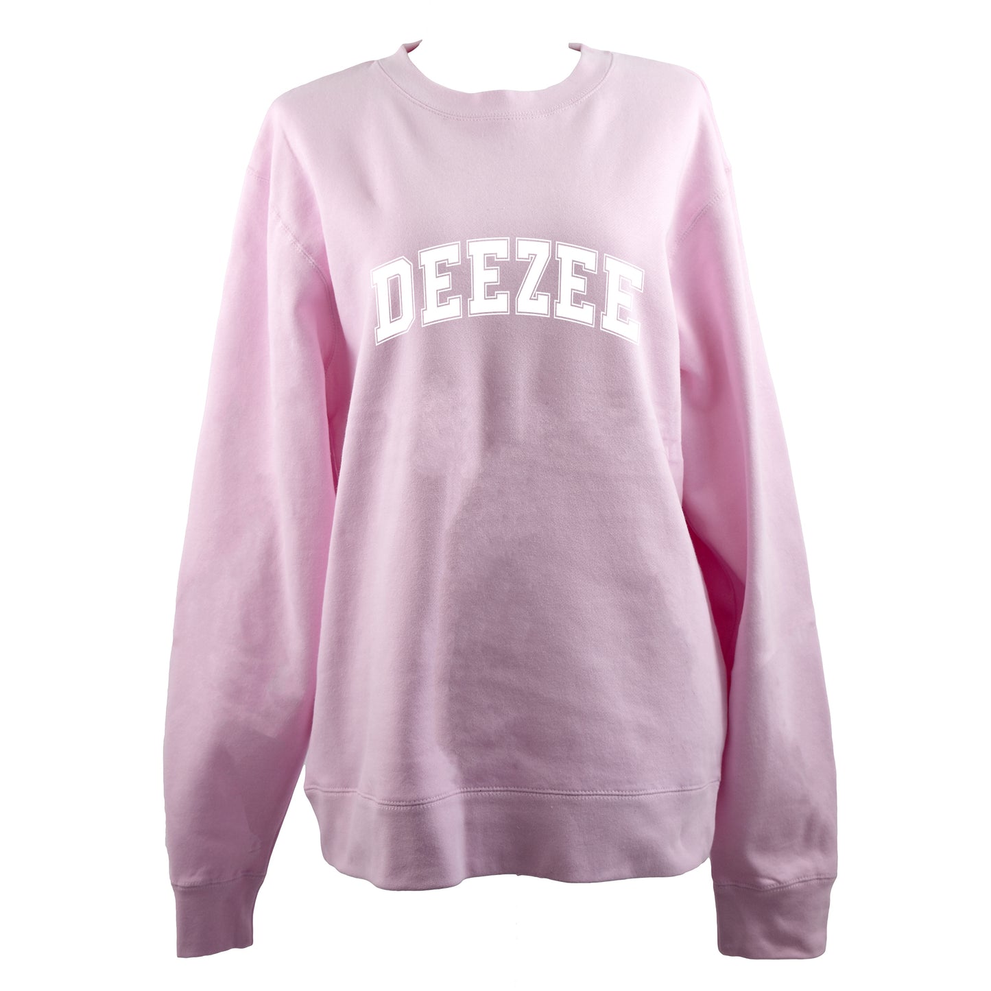 Delta Zeta Sweatshirt- Crewneck Varsity Letters Design