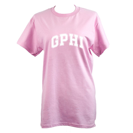 Gamma Phi Beta Sorority T-Shirt- Varsity Design