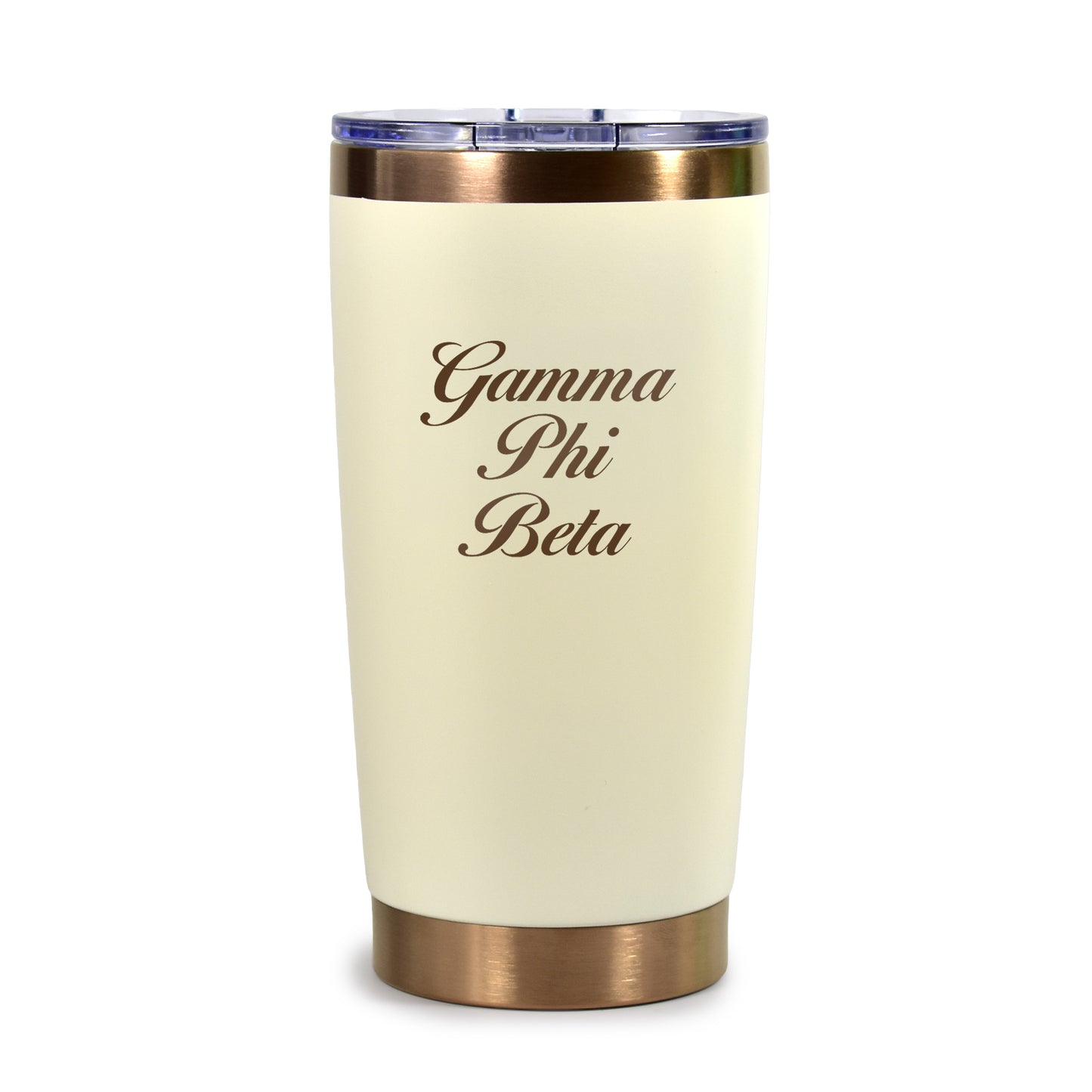 Gamma Phi Beta 20 oz. Insulated Tumbler with Sorority Name