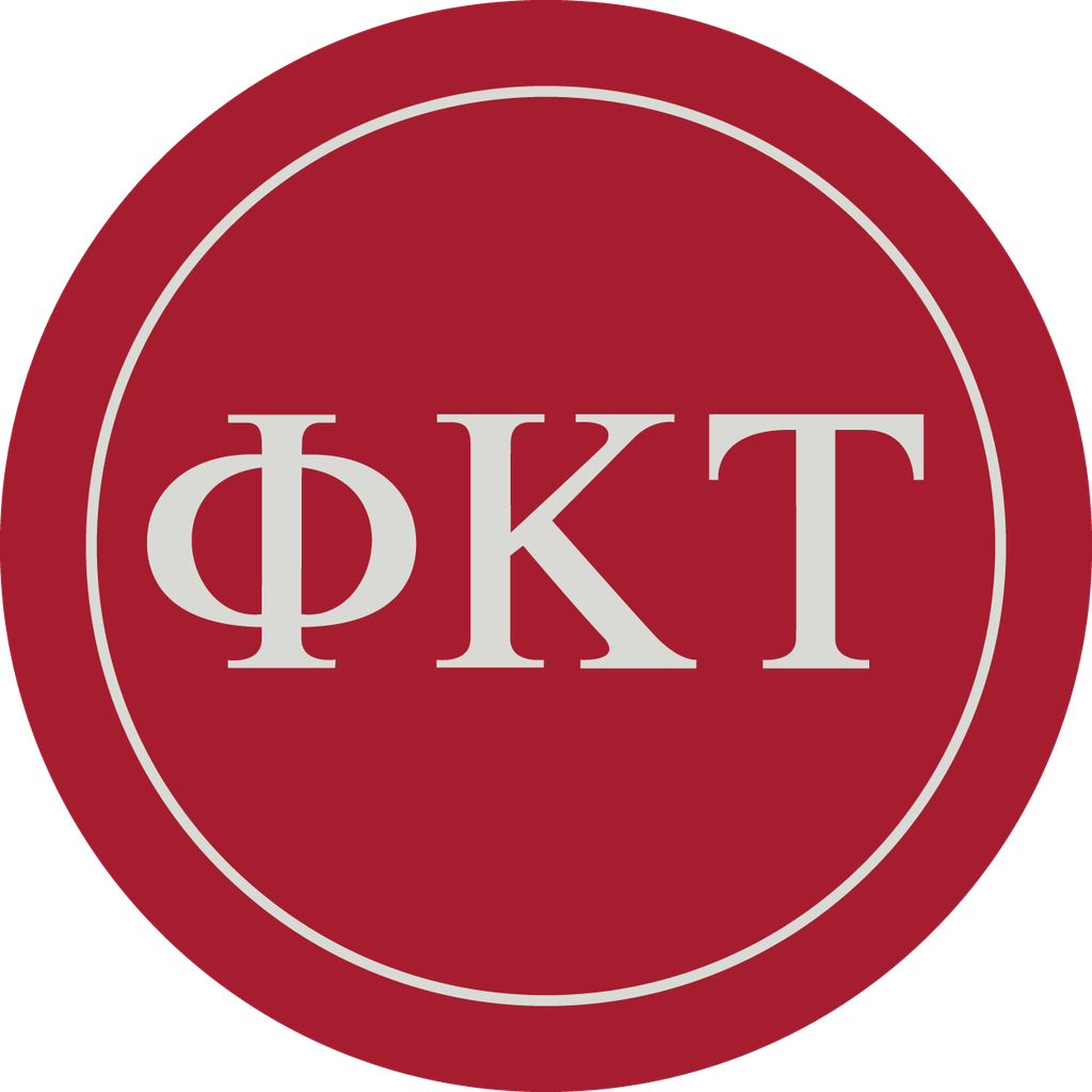 Phi Kappa Tau Fraternity Car Decal Sticker- Full Color Circle Logo