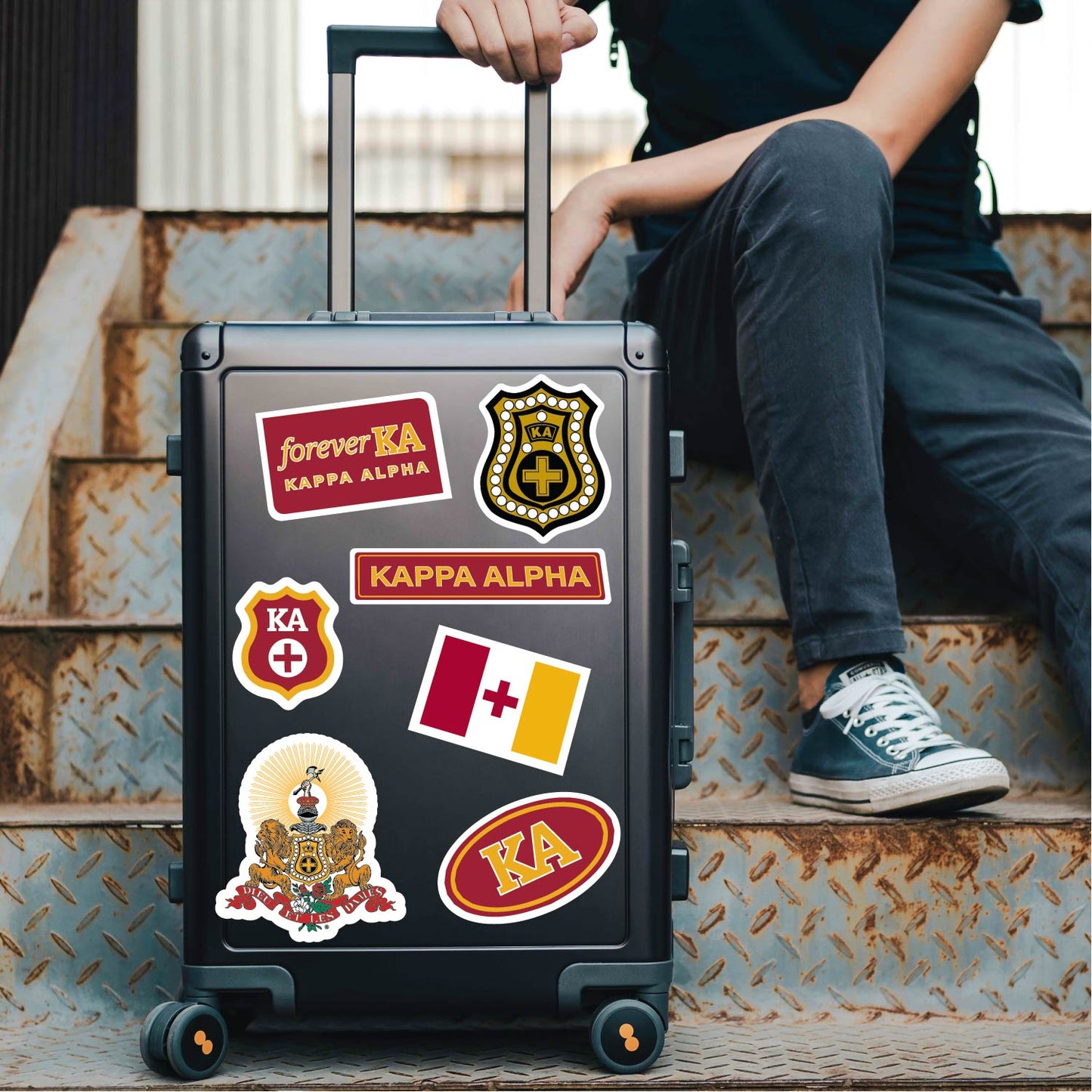 Kappa Alpha Fraternity Sticker Sheet- Brand Focus