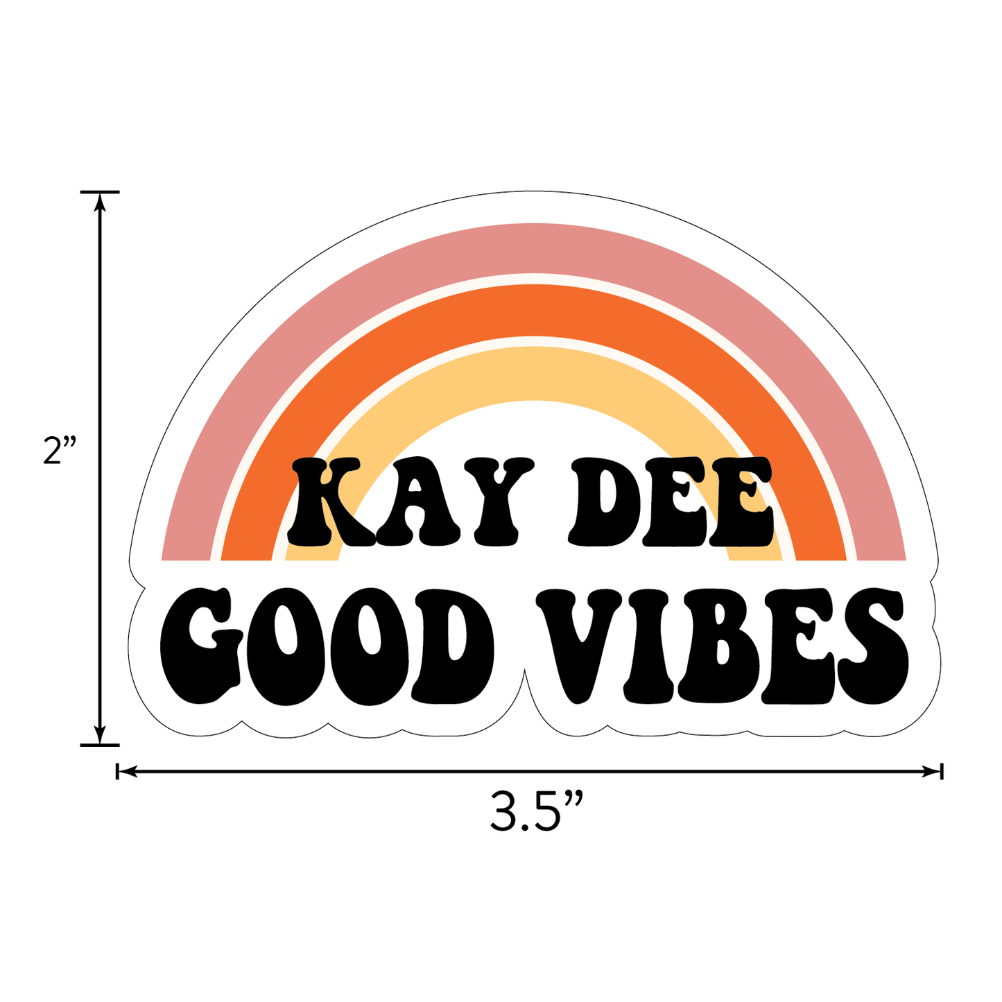 Kappa Delta <br> Retro Sticker Sheet