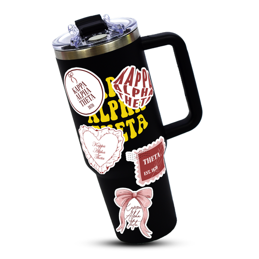 Kappa Alpha Theta Sticker Sheet- Teddy Bears and Sisterhood Love Theme