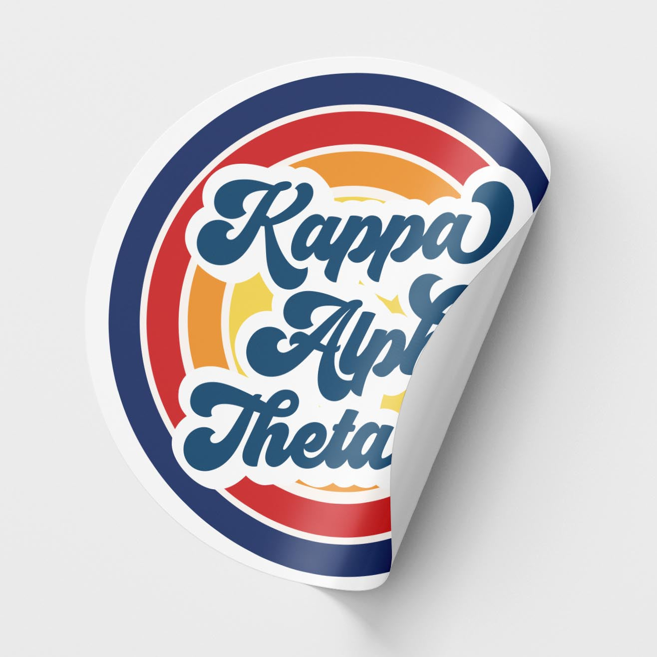 Kappa Alpha Theta <br> Retro Sticker Sheet