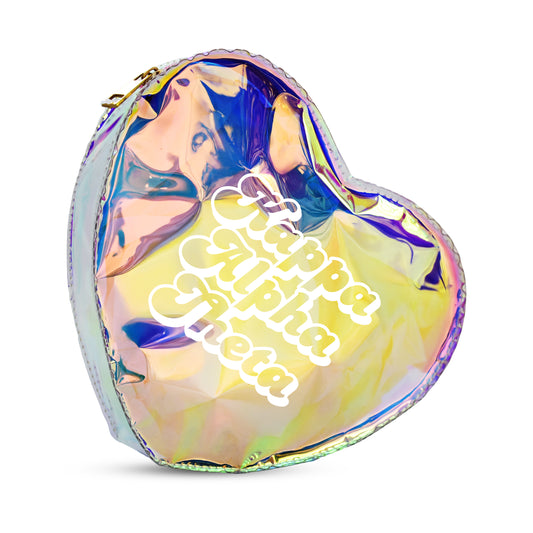 Kappa Alpha Theta Heart Shaped Makeup Bag