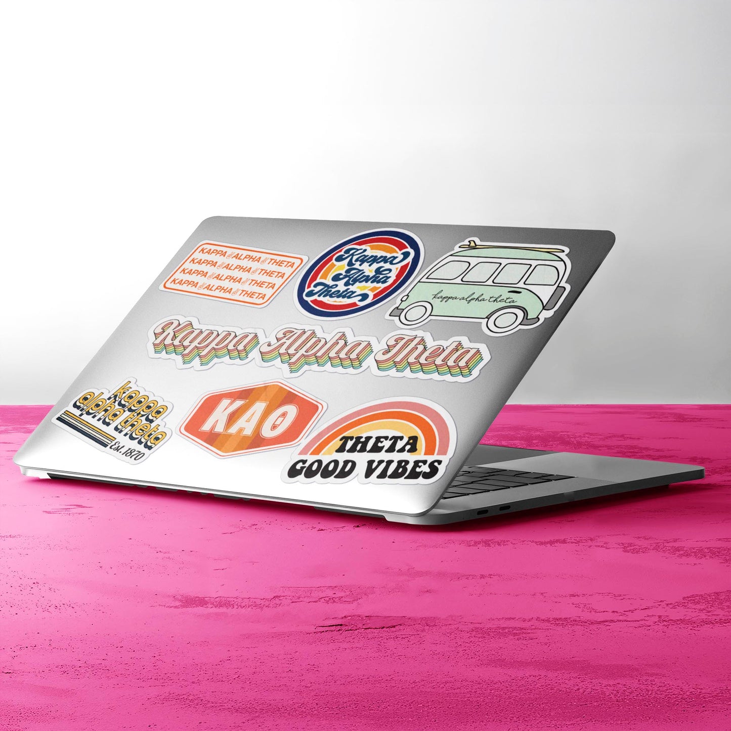 Kappa Alpha Theta <br> Retro Sticker Sheet