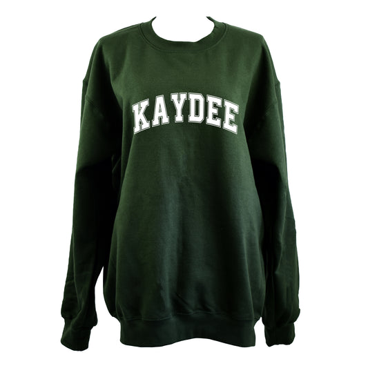 Kappa Delta Sweatshirt- Crewneck Varsity Letters Design
