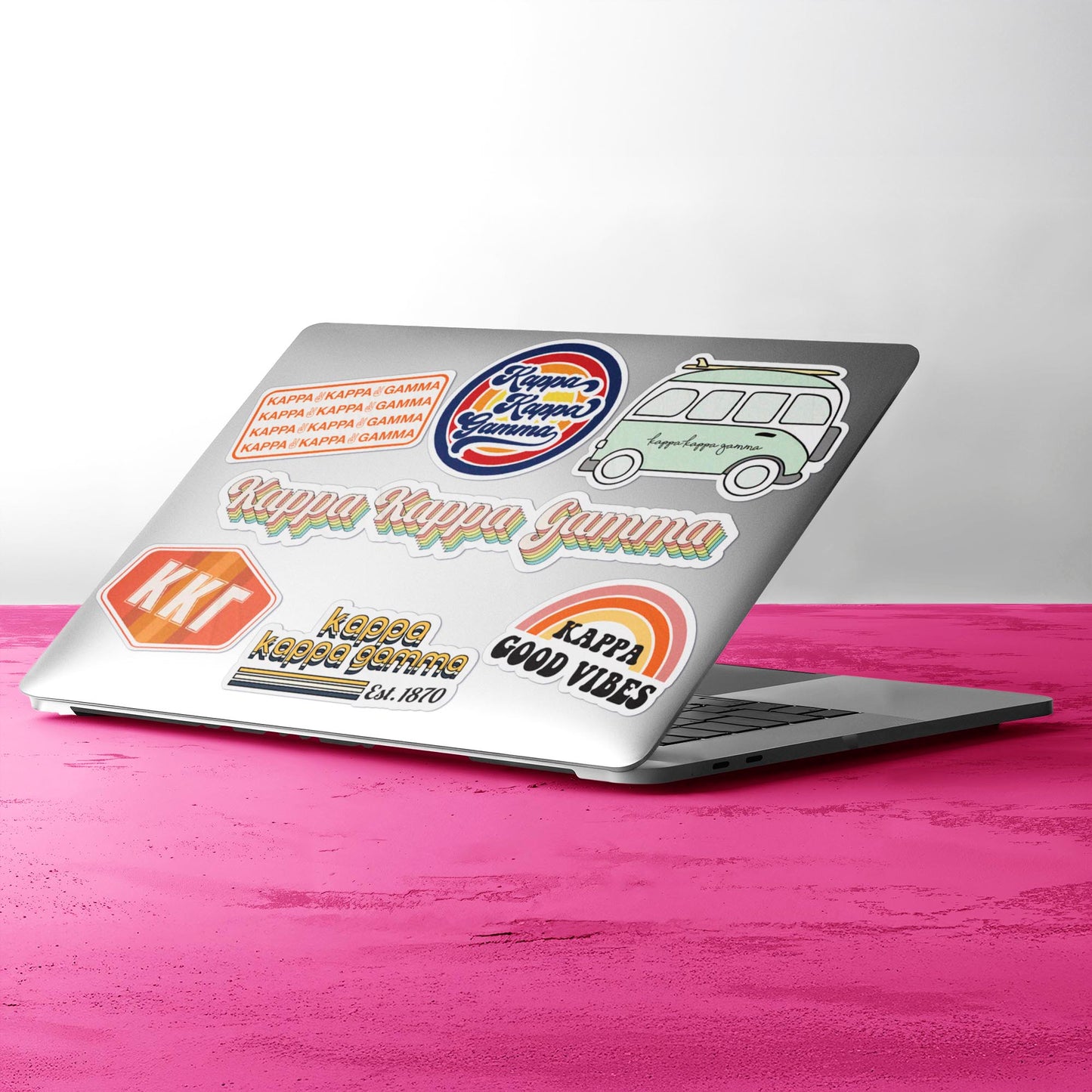 Kappa Kappa Gamma <br> Retro Sticker Sheet