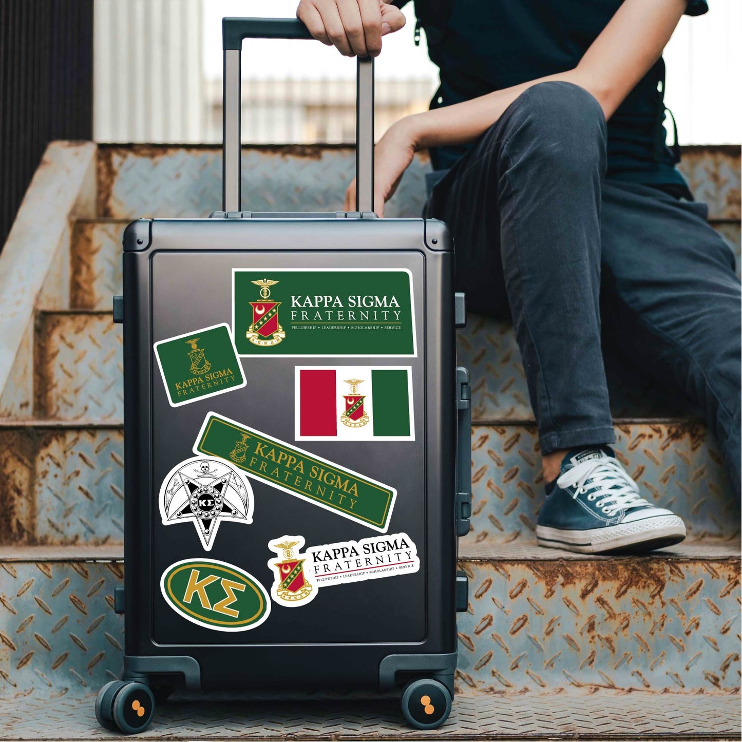 Kappa Sigma Fraternity Sticker Sheet- Brand Focus