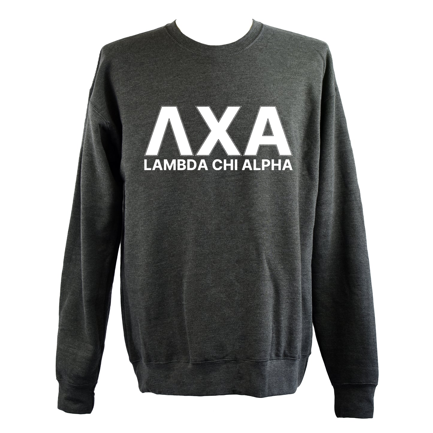 Lambda Chi Alpha Sweatshirt- Crewneck Fraternity Varsity Letters Design
