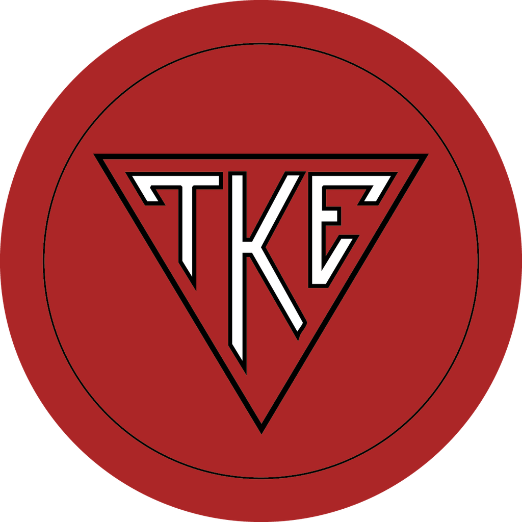 Tau Kappa Epsilon Fraternity Car Decal Sticker- Full Color Circle Logo