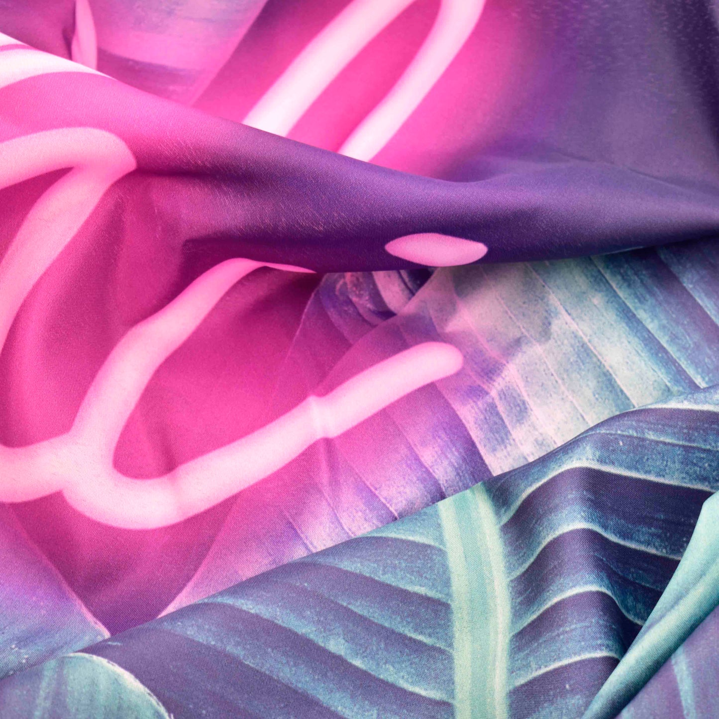 Alpha Epsilon Phi Neon Palm Flag