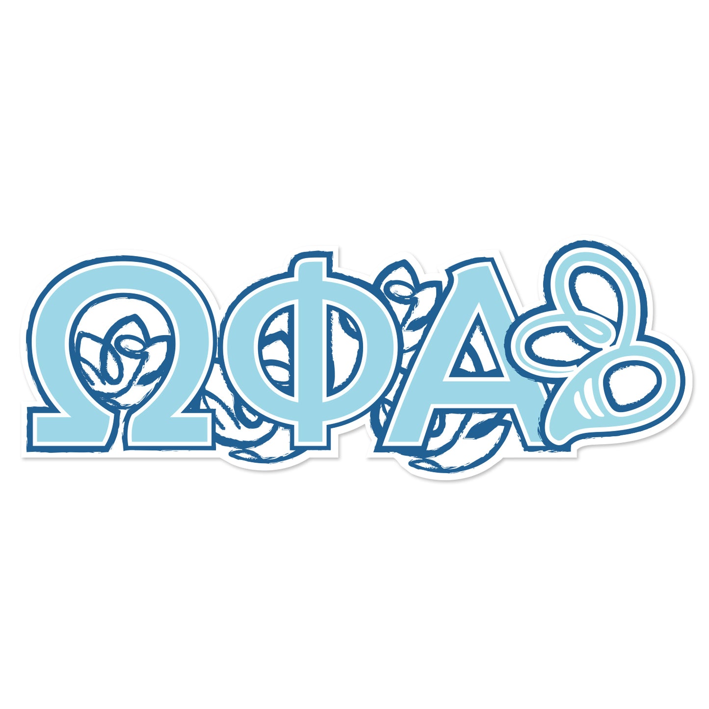 Omega Phi Alpha Laptop Jumbo Sticker/Decal