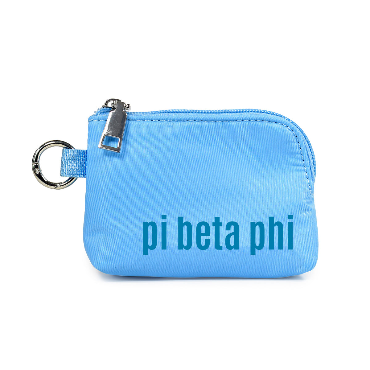 Pi Beta Phi Zipper Wallet Pouch with Keyring