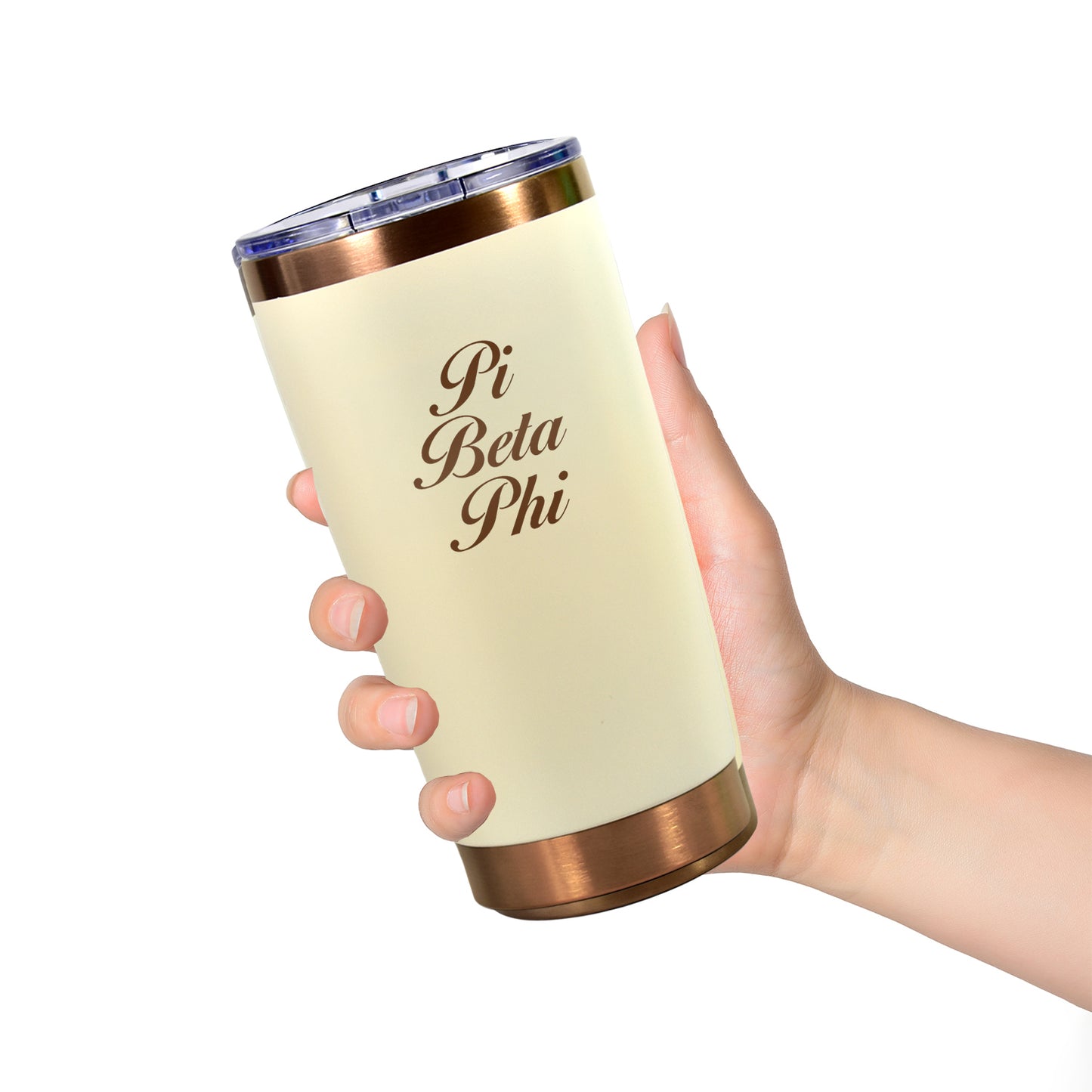 Pi Beta Phi 20 oz. Insulated Tumbler with Sorority Name