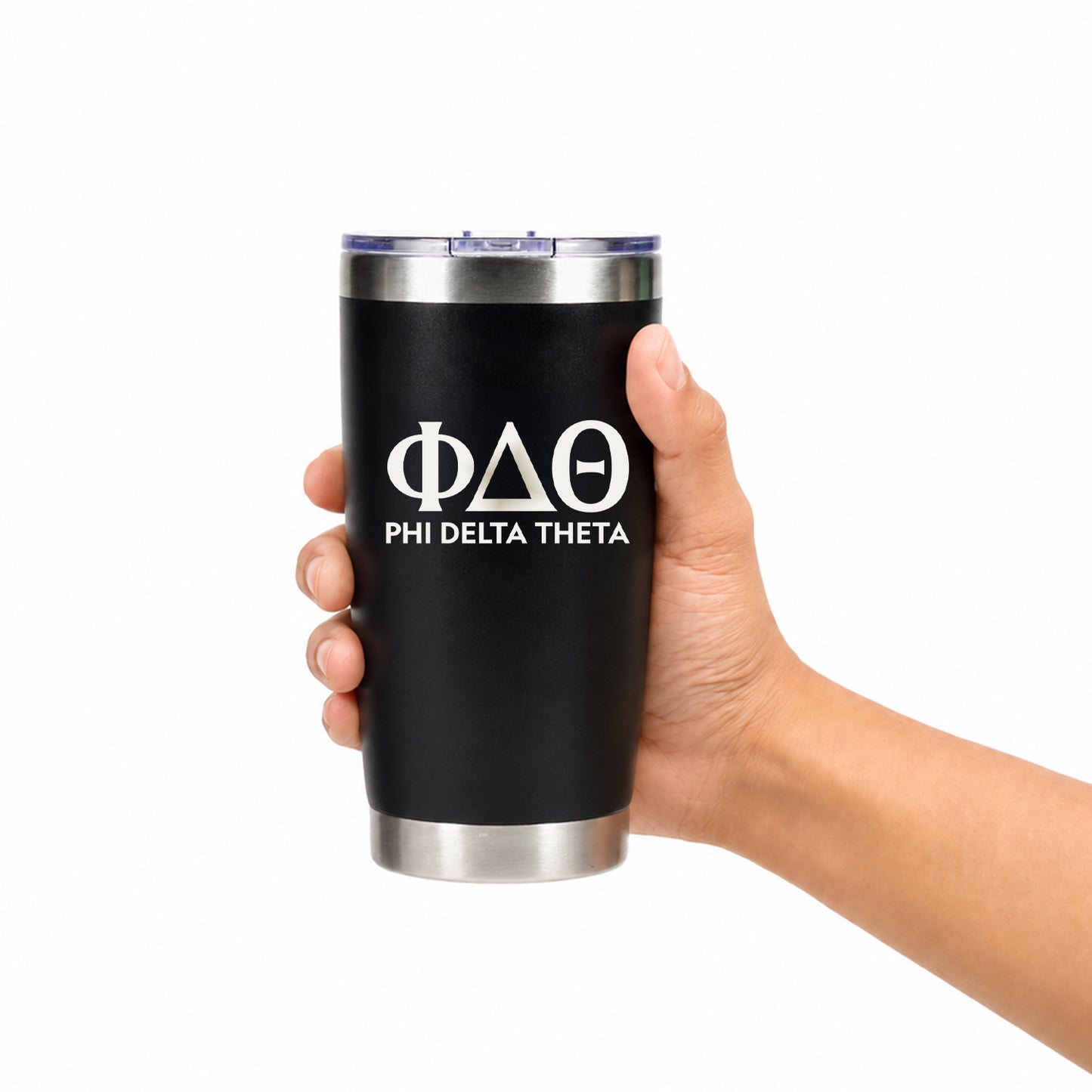 Phi Delta Theta 20 oz. Insulated Tumbler with Greek Letters