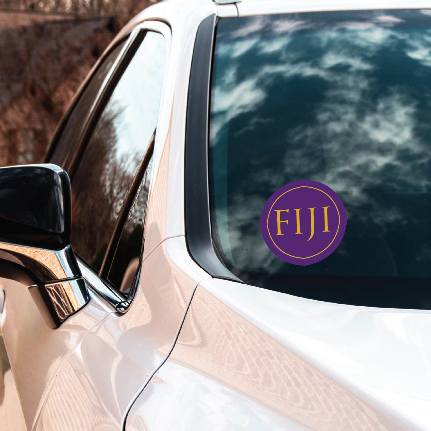 Phi Gamma Delta Fraternity Car Decal Sticker- Full Color Circle Logo