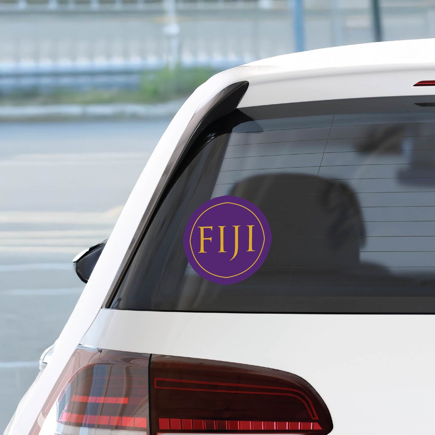 Phi Gamma Delta Fraternity Car Decal Sticker- Full Color Circle Logo