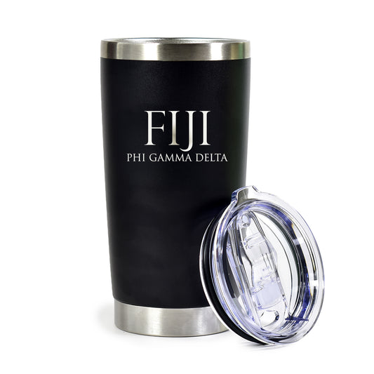 Phi Gamma Delta 20 oz. Insulated Tumbler with Greek Letters