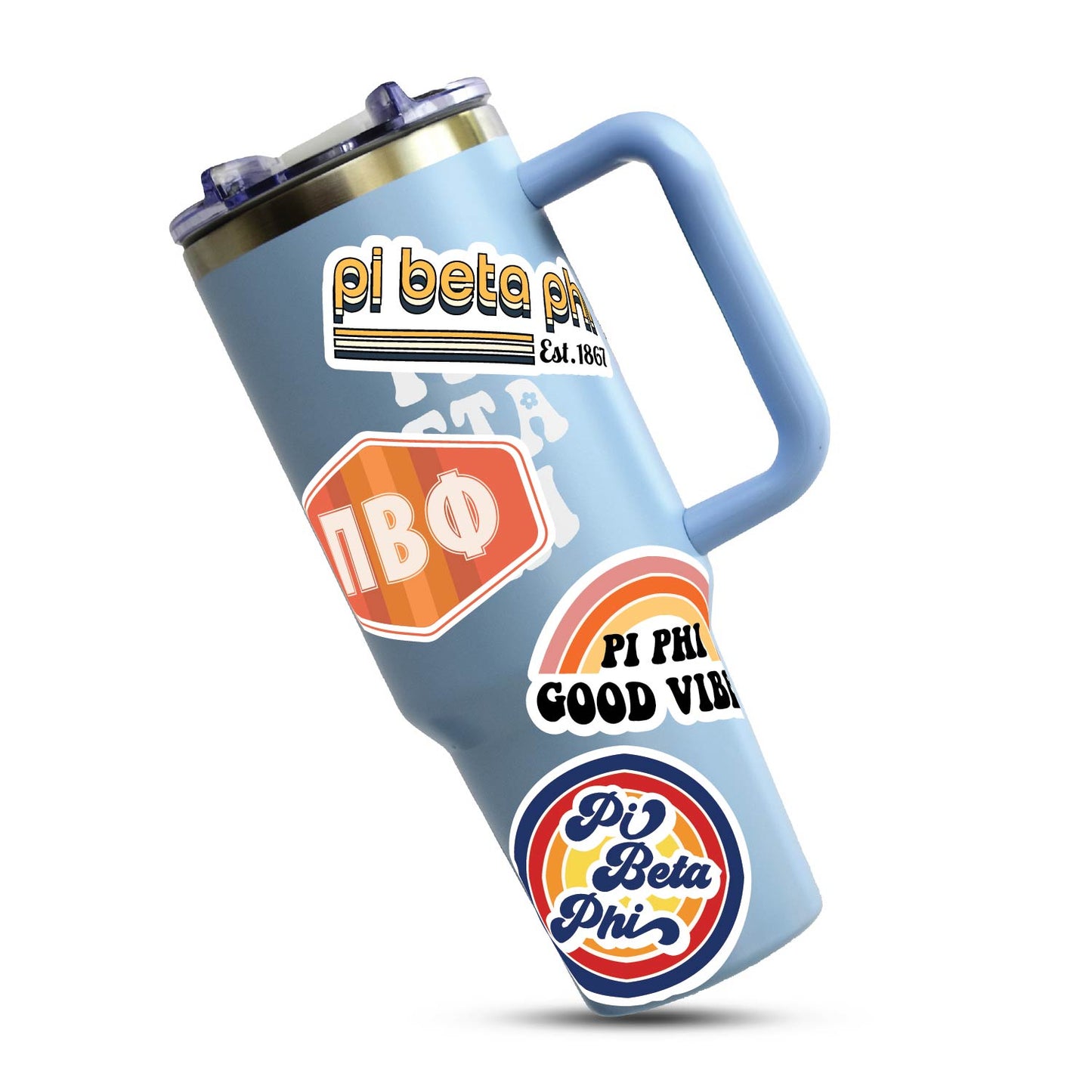 Pi Beta Phi <br> Retro Sticker Sheet