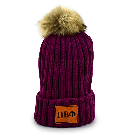Pi Beta Phi Pom Pom Beanie Hat