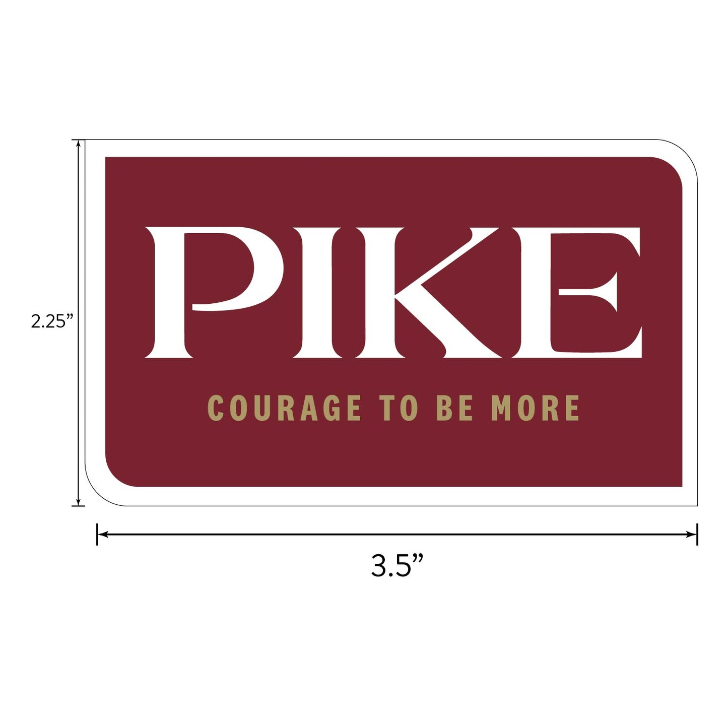 Pi Kappa Alpha Fraternity Sticker Sheet- Brand Focus