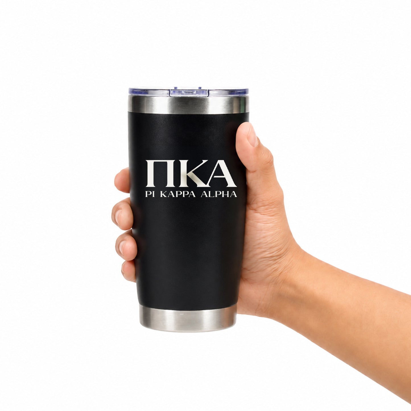 Pi Kappa Alpha 20 oz. Insulated Tumbler with Greek Letters