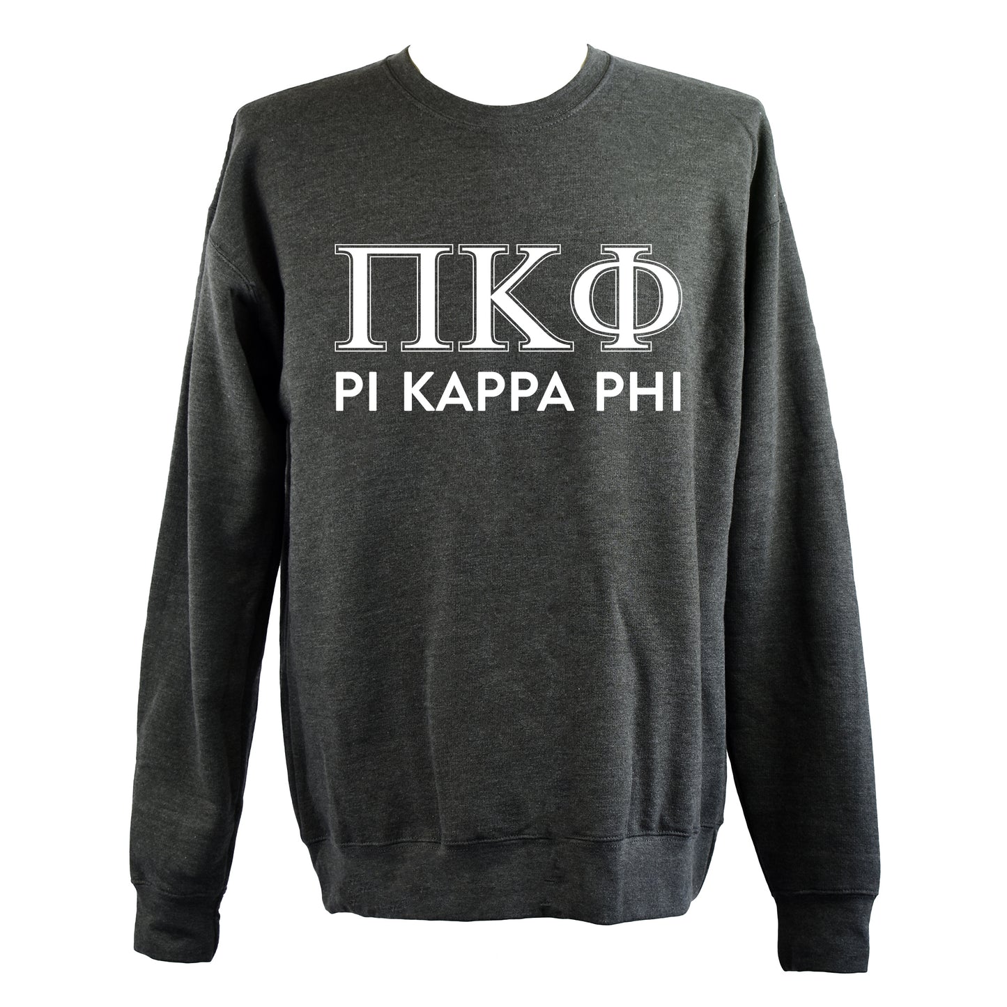 Pi Kappa Phi Sweatshirt- Crewneck Fraternity Varsity Letters Design