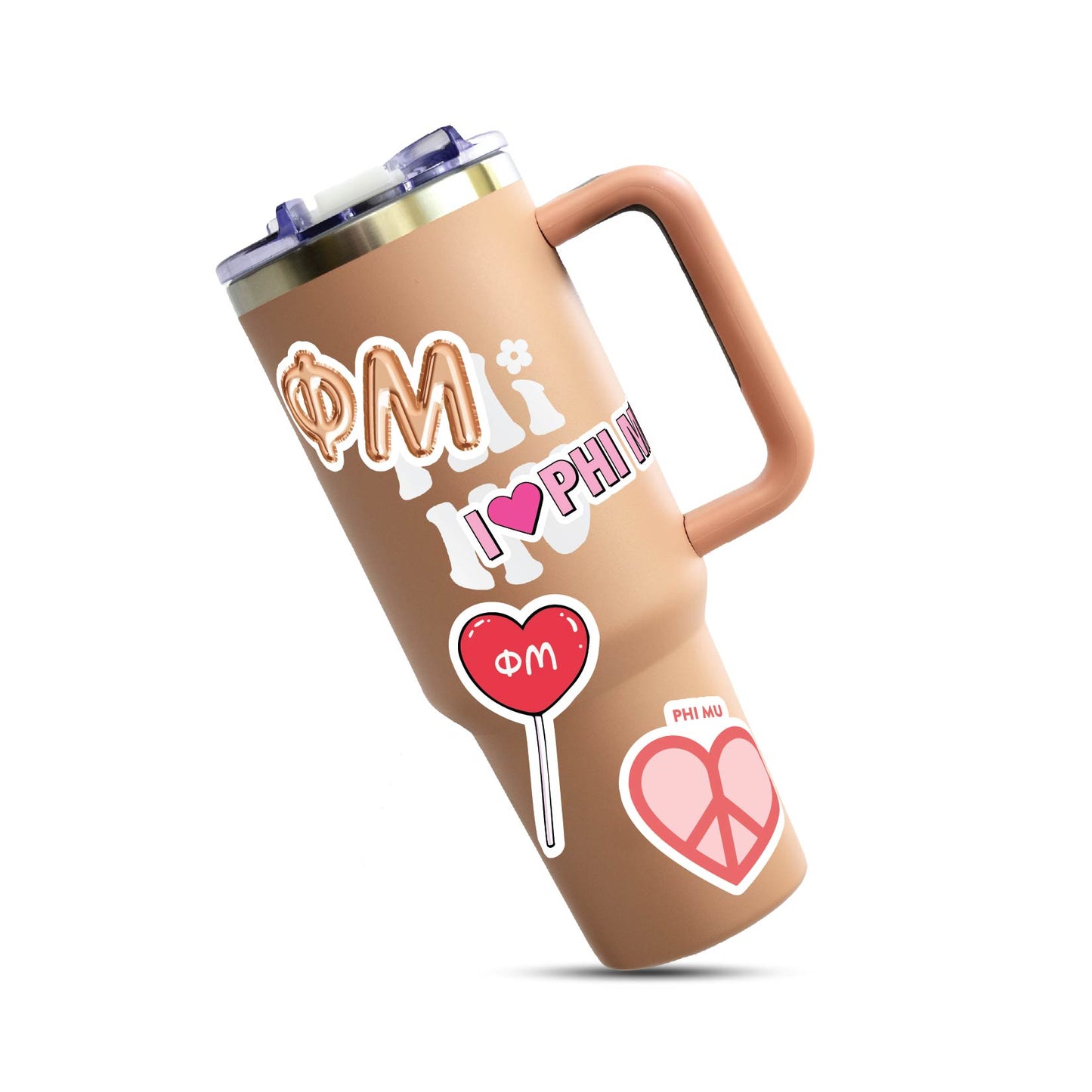 Phi Mu- Sticker Sheet- Love Theme