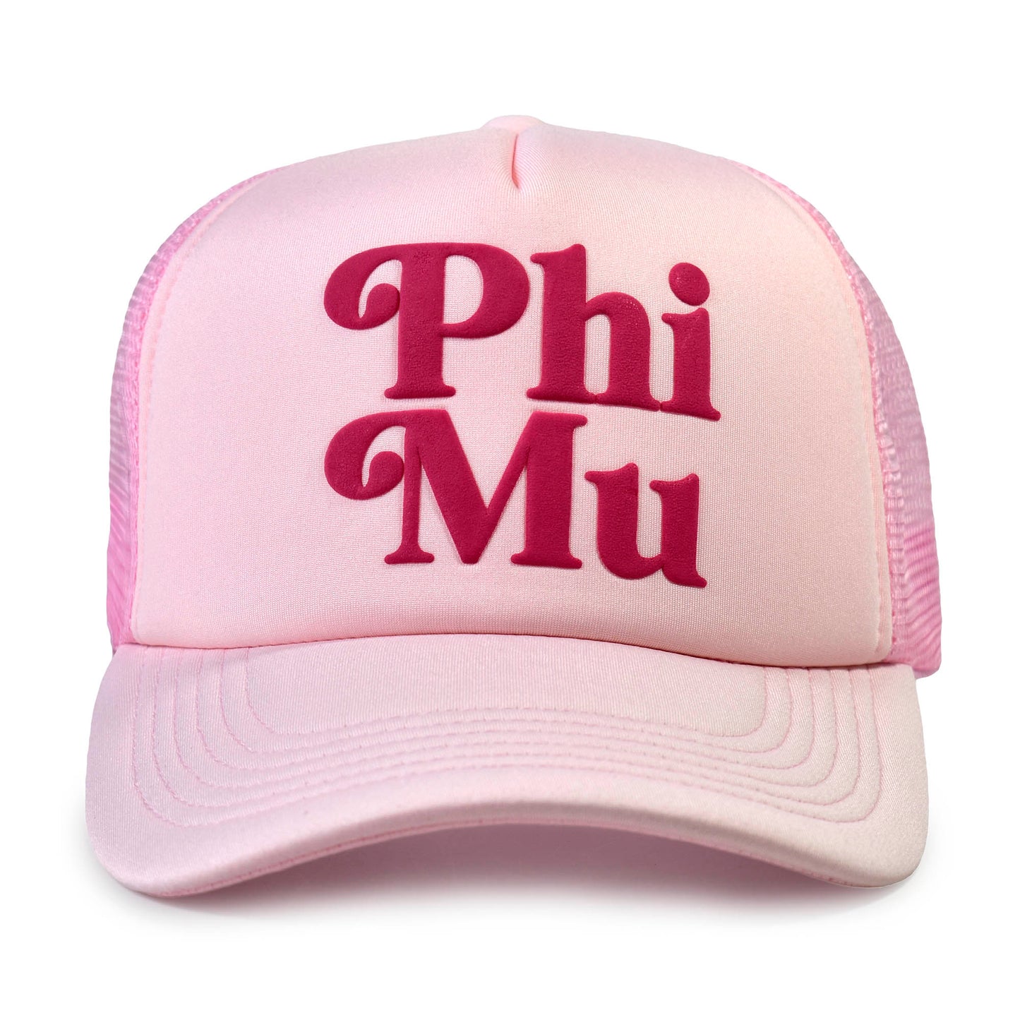 Phi Mu Baseball Cap, Mesh Trucker-Style Hat