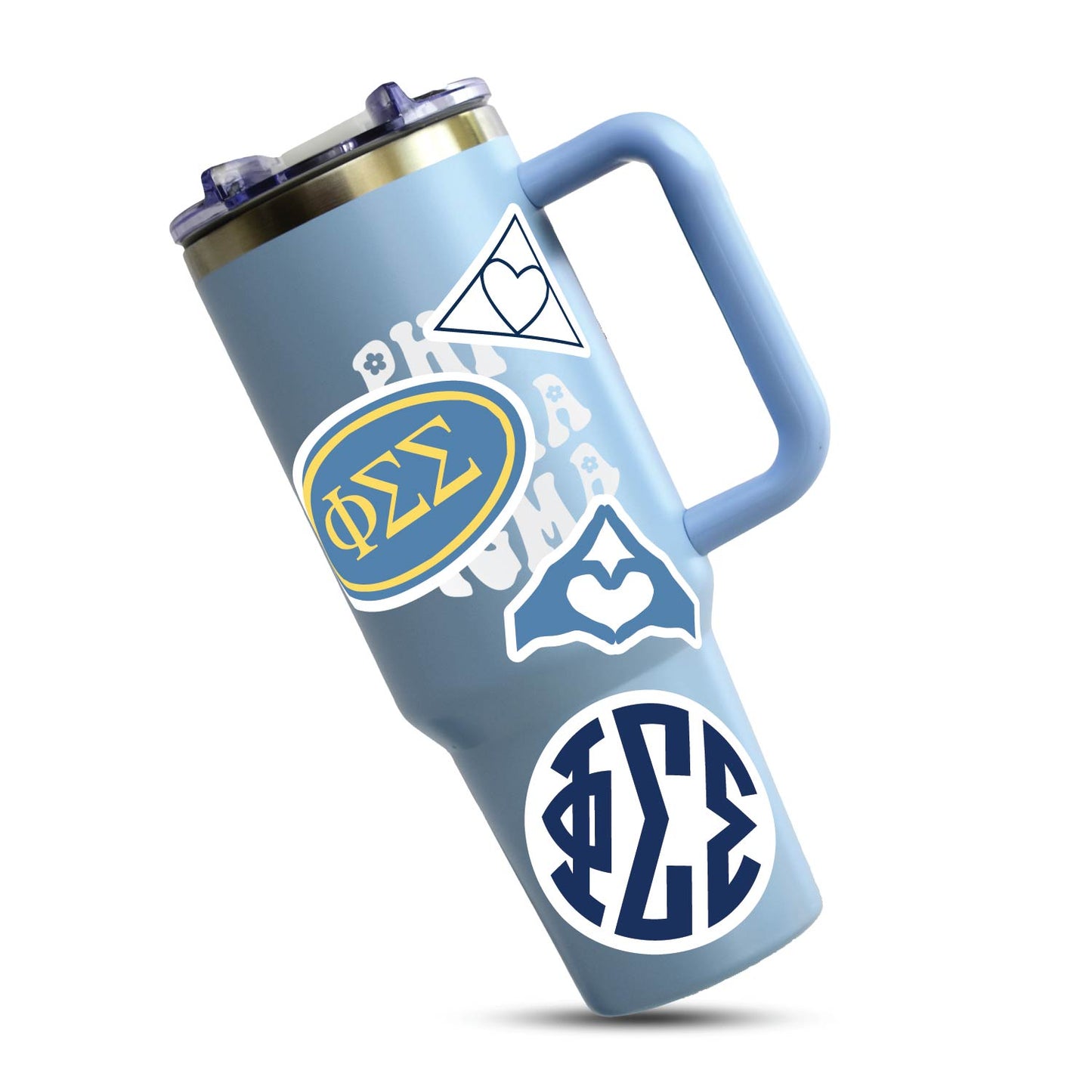 Phi Sigma Sigma Sorority Sticker Sheet- Brand Focus