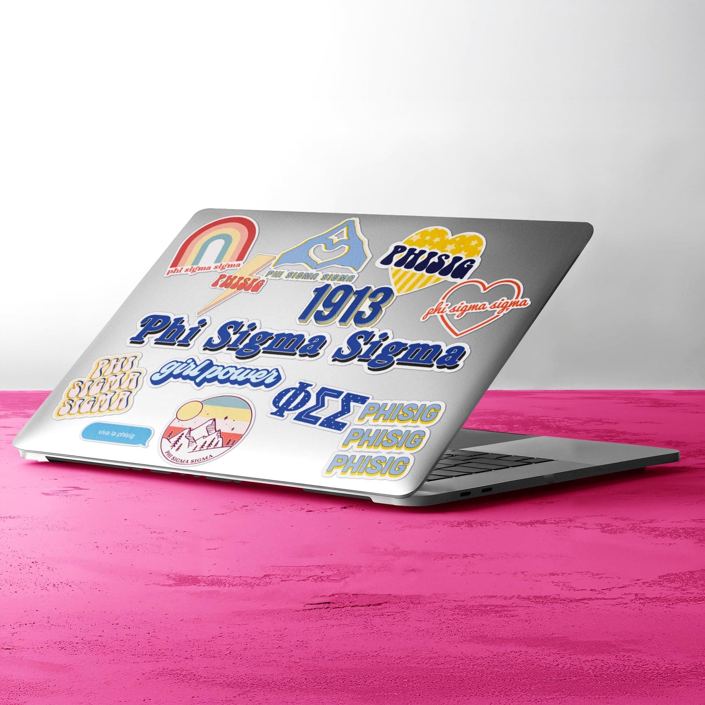 Phi Sigma Sigma Girl Power Sticker Sheet