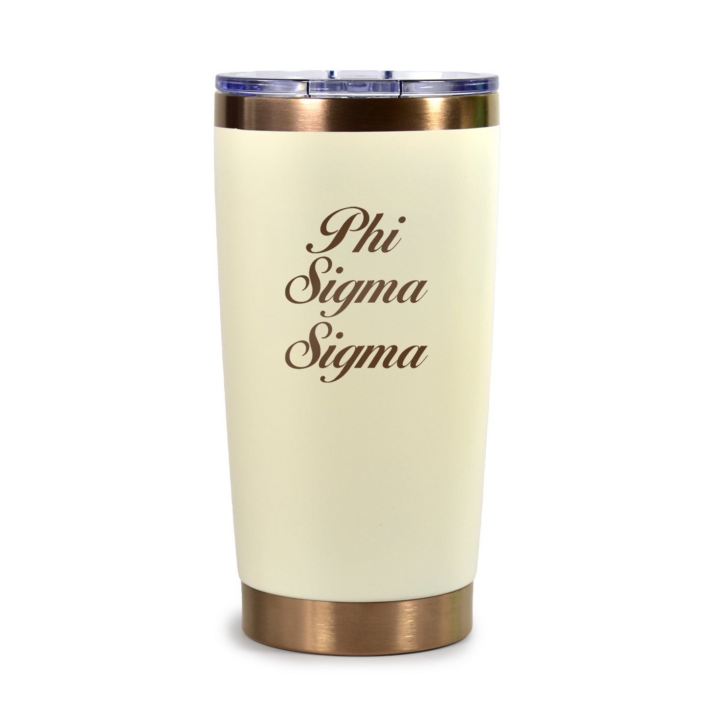 Phi Sigma Sigma 20 oz. Insulated Tumbler with Sorority Name
