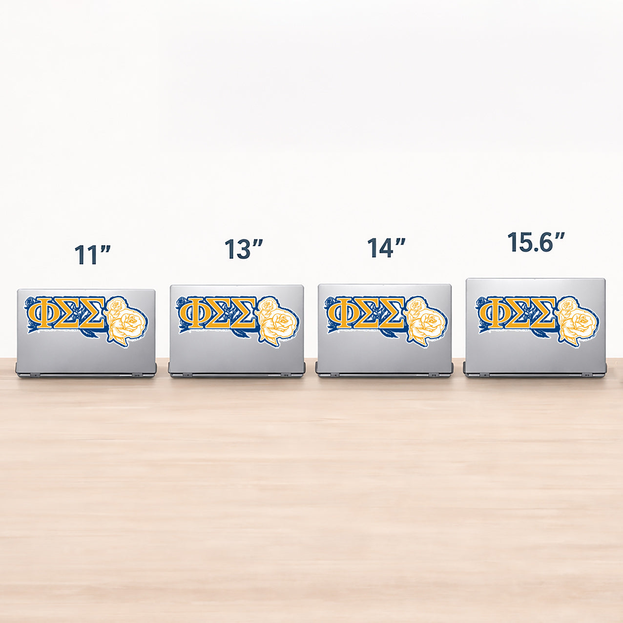 Phi Sigma Sigma Laptop Jumbo Sticker/Decal