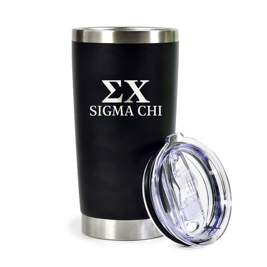 Sigma Chi 20 oz. Insulated Tumbler with Greek Letters