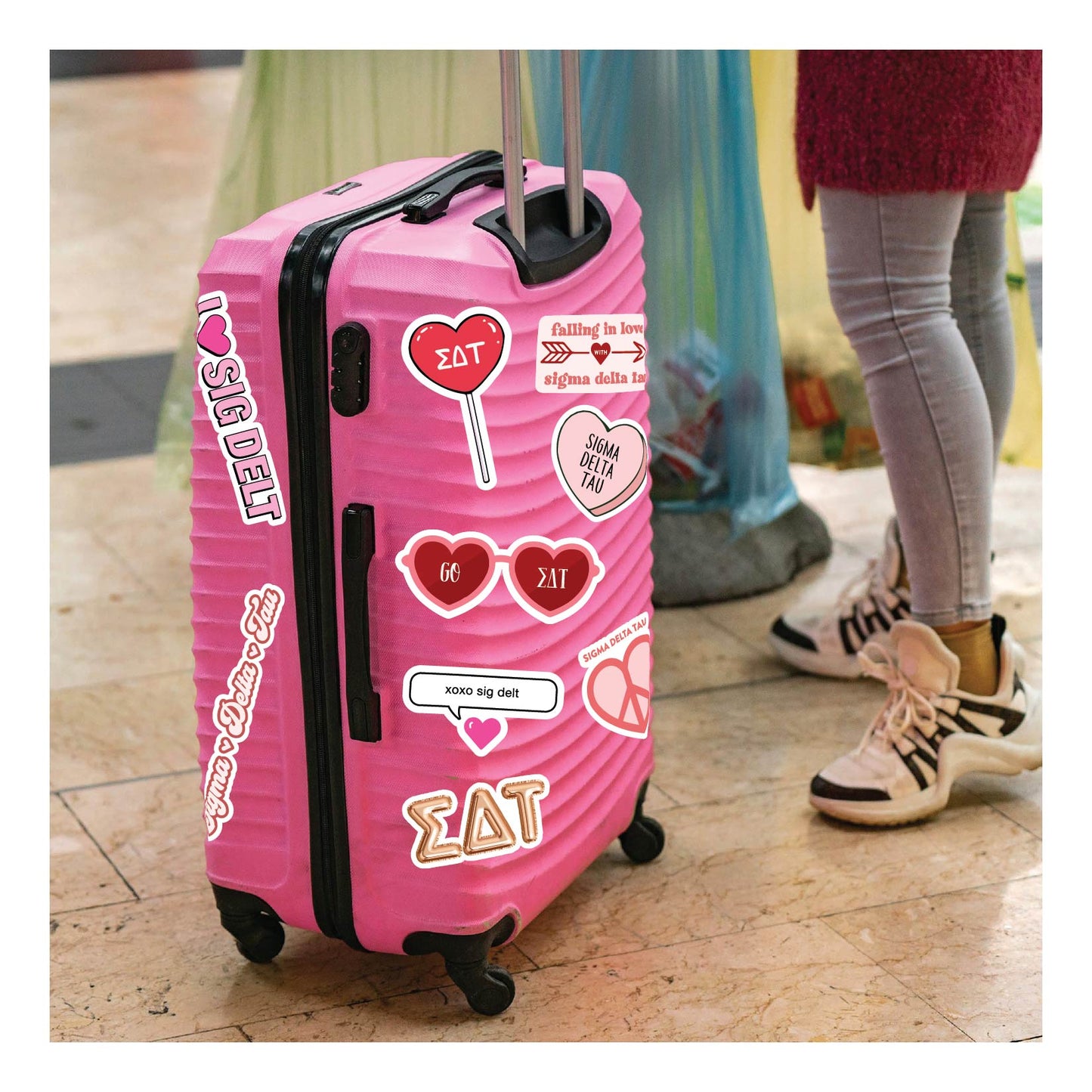 Sigma Delta Tau- Sticker Sheet- Love Theme