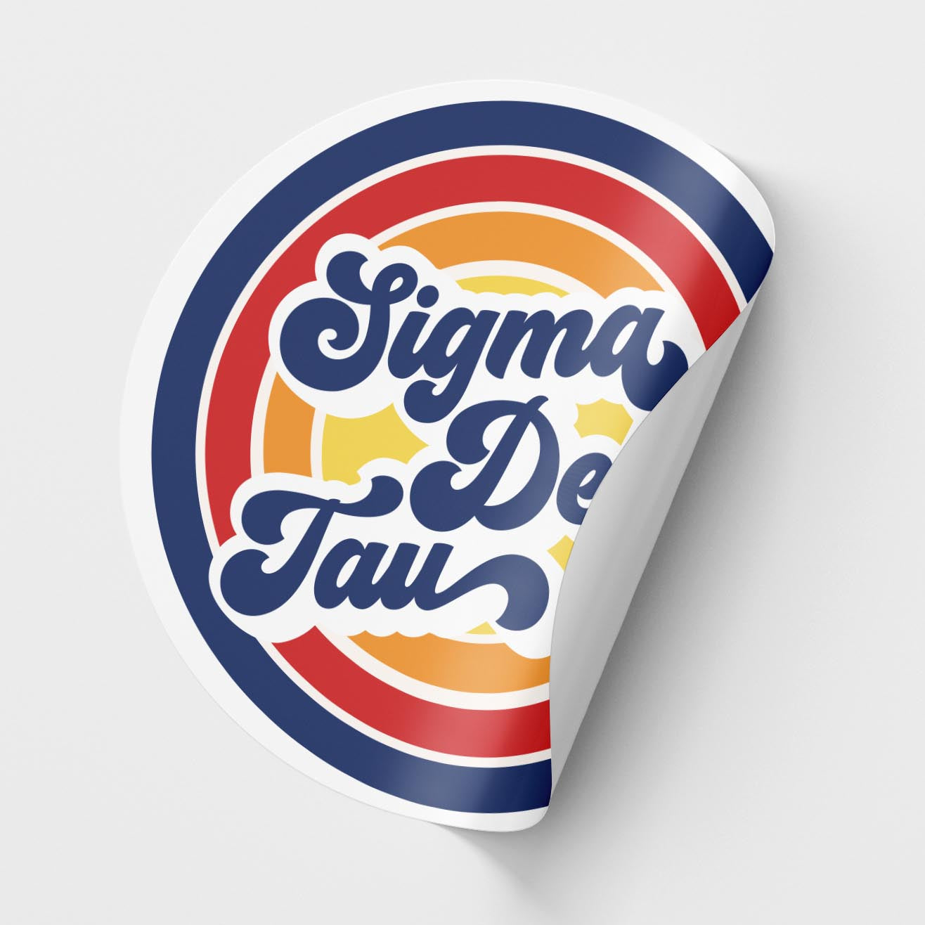 Sigma Delta Tau <br> Retro Sticker Sheet