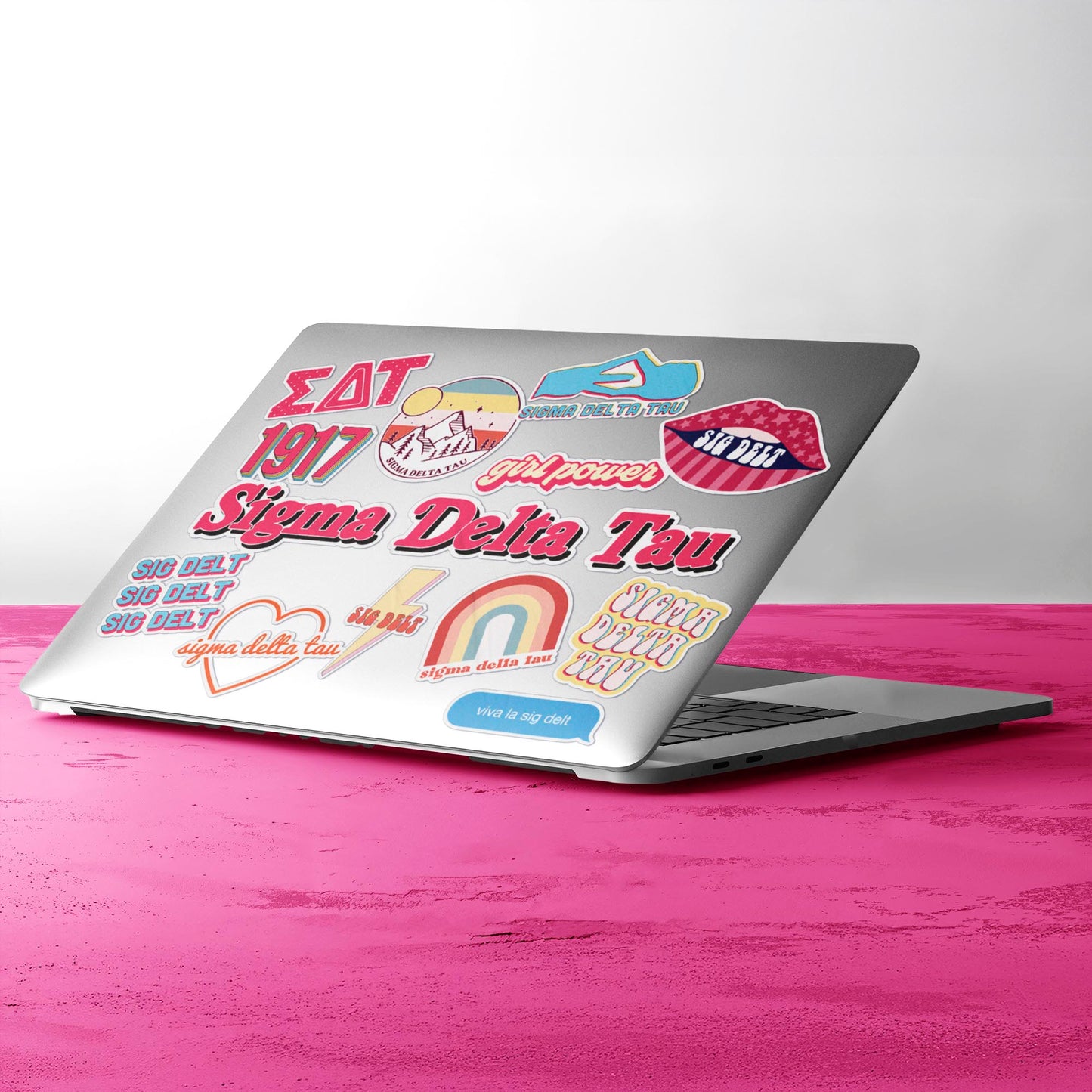 Sigma Delta Tau Girl Power Sticker Sheet