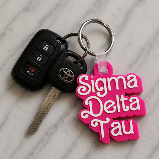 Sigma Delta Tau Retro Dolly Keychain