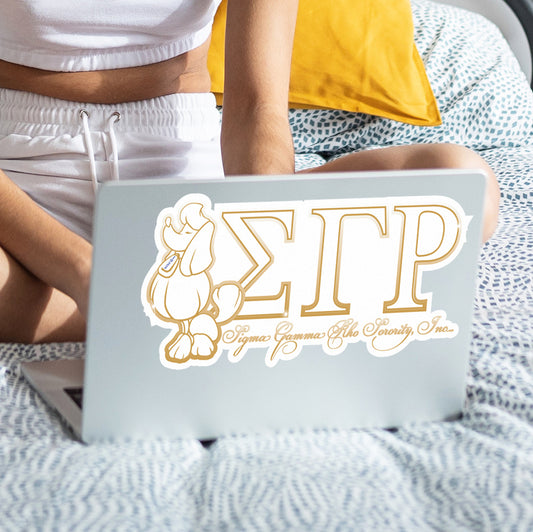 Sigma Gamma Rho Sorority, Incorporated Laptop Jumbo Sticker/Decal