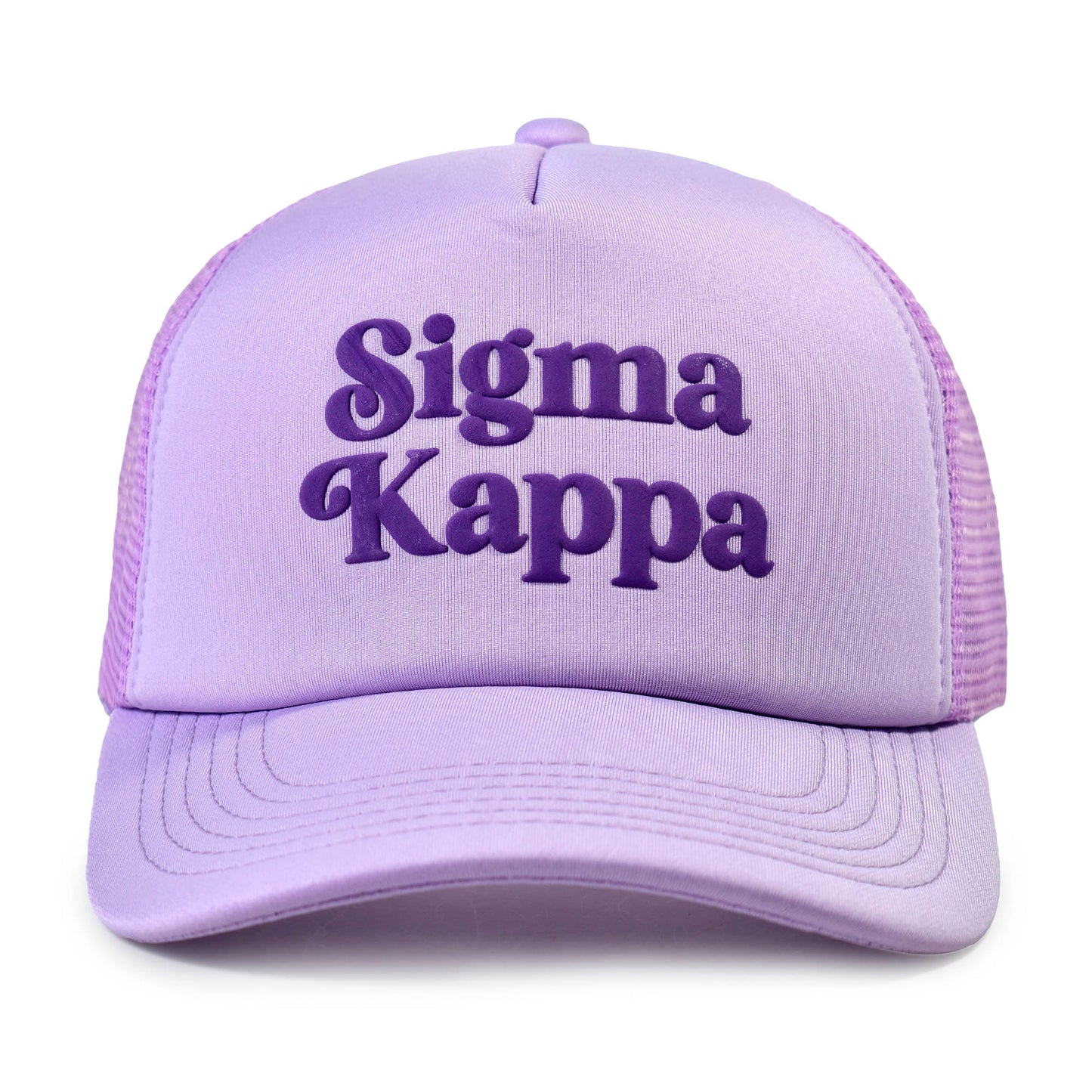 Sigma Kappa Baseball Cap, Mesh Trucker-Style Hat
