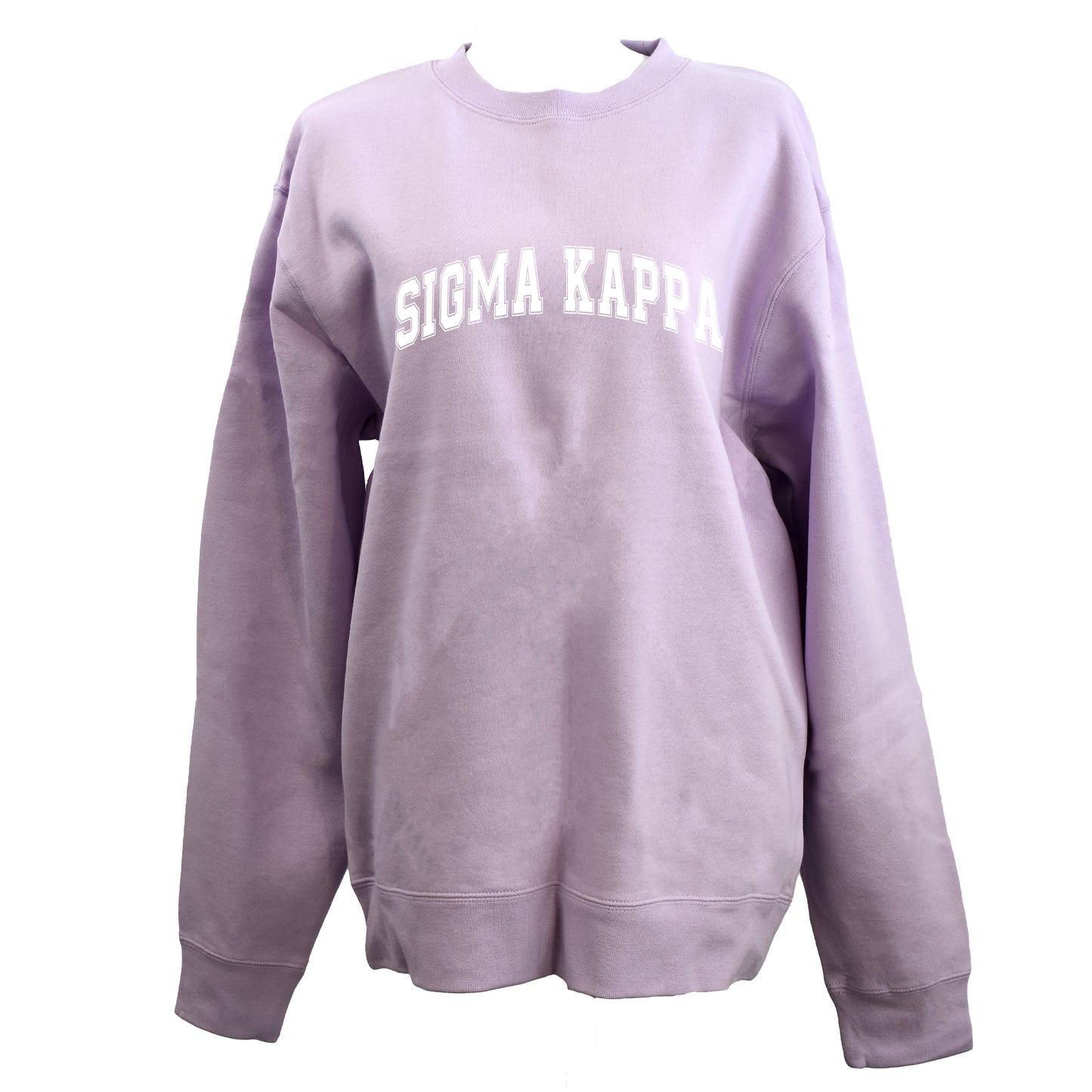 Sigma Kappa Sweatshirt- Crewneck Varsity Letters Design