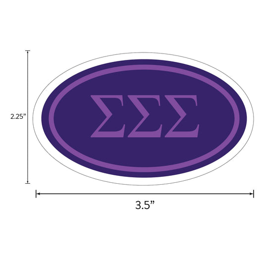 Tri Sigma Sorority Sticker Sheet- Brand Focus