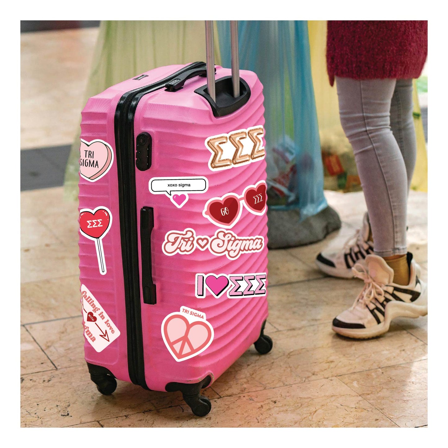 Sigma Sigma Sigma- Sticker Sheet- Love Theme