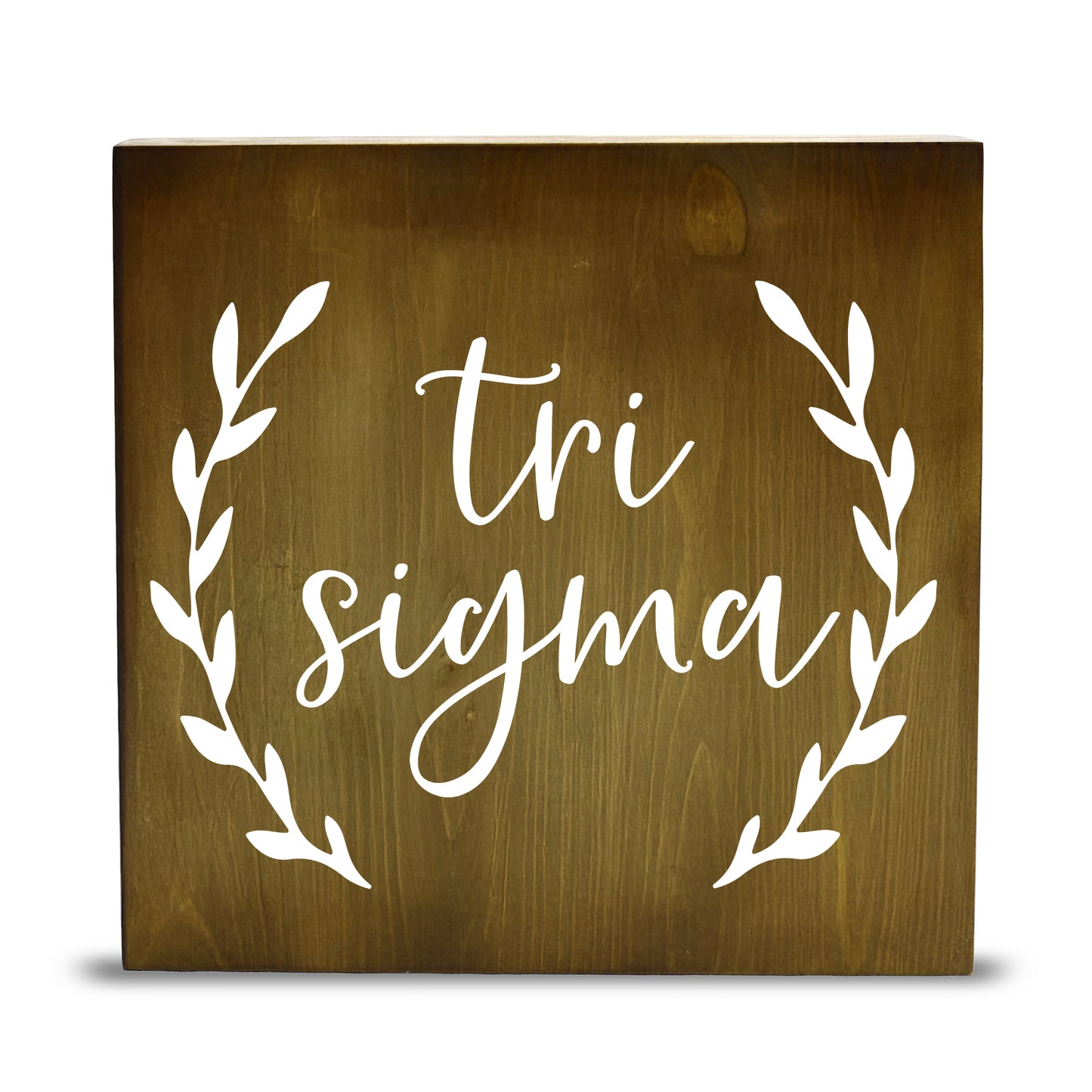 Sigma Sigma Sigma Wooden Wall Art
