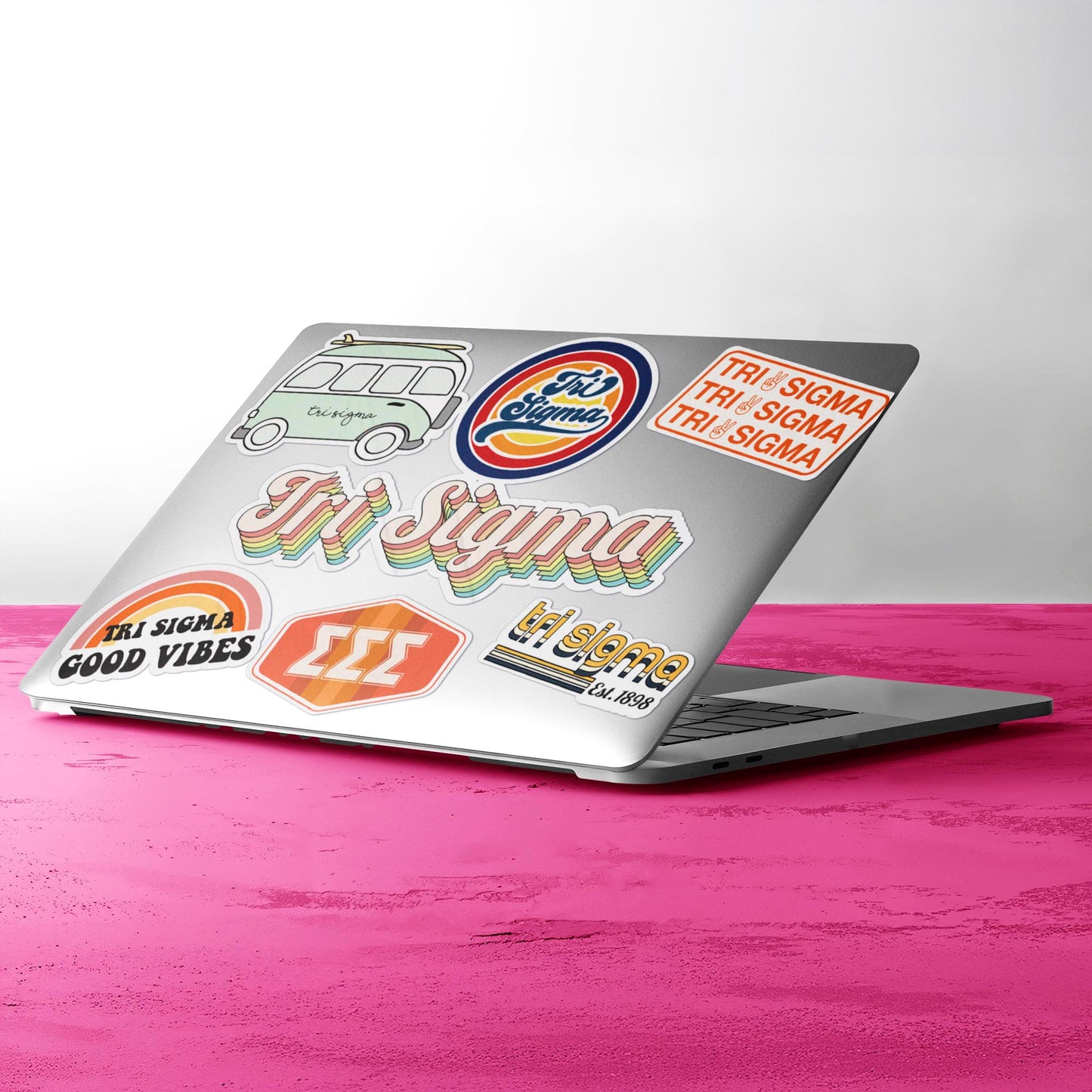 Sigma Sigma Sigma <br> Retro Sticker Sheet