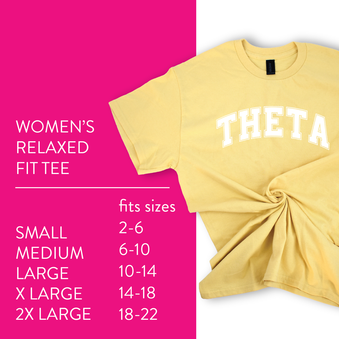 Kappa Alpha Theta Sorority T-Shirt- Varsity Design